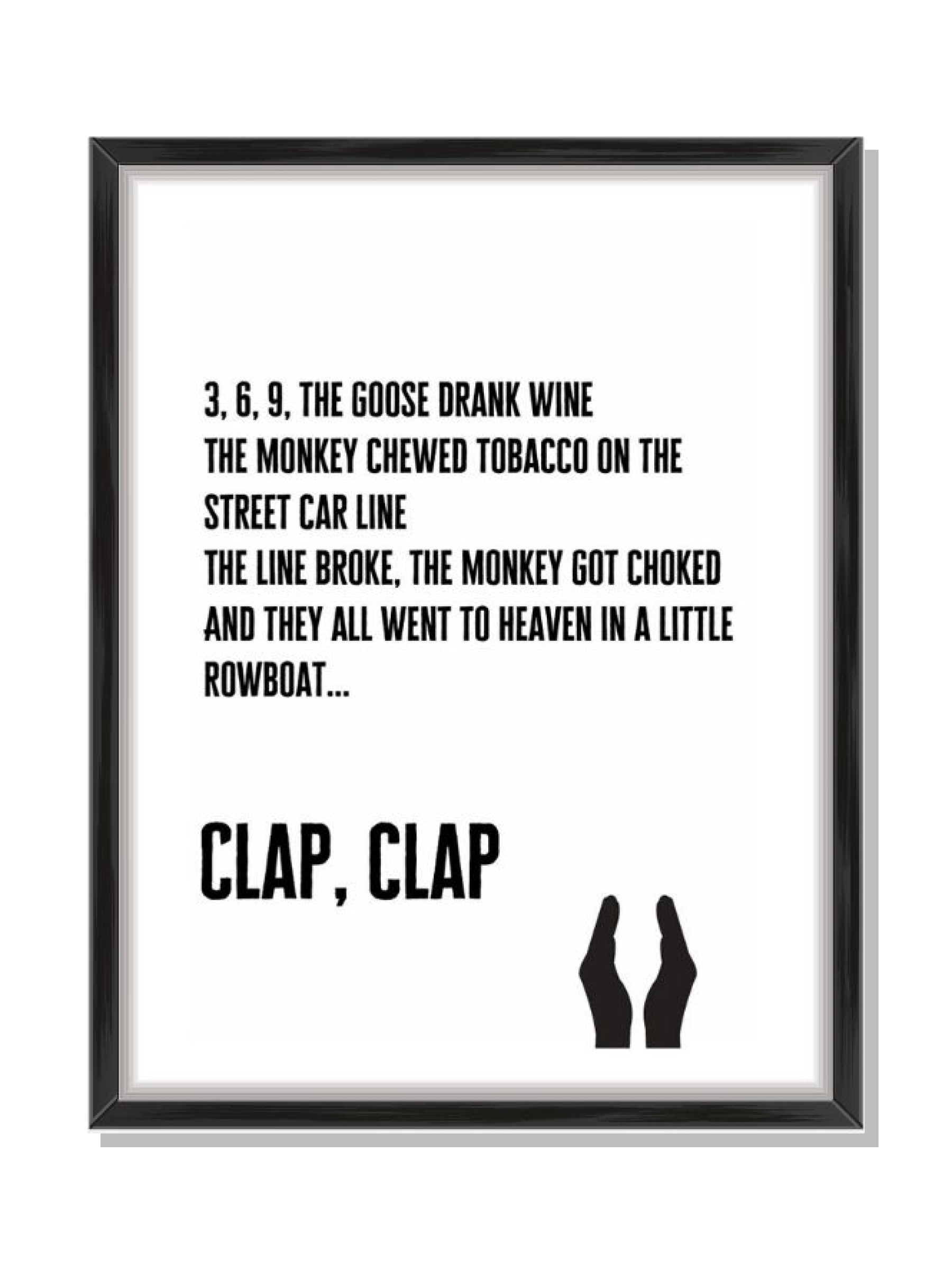 The Goose and Monkey's Progression